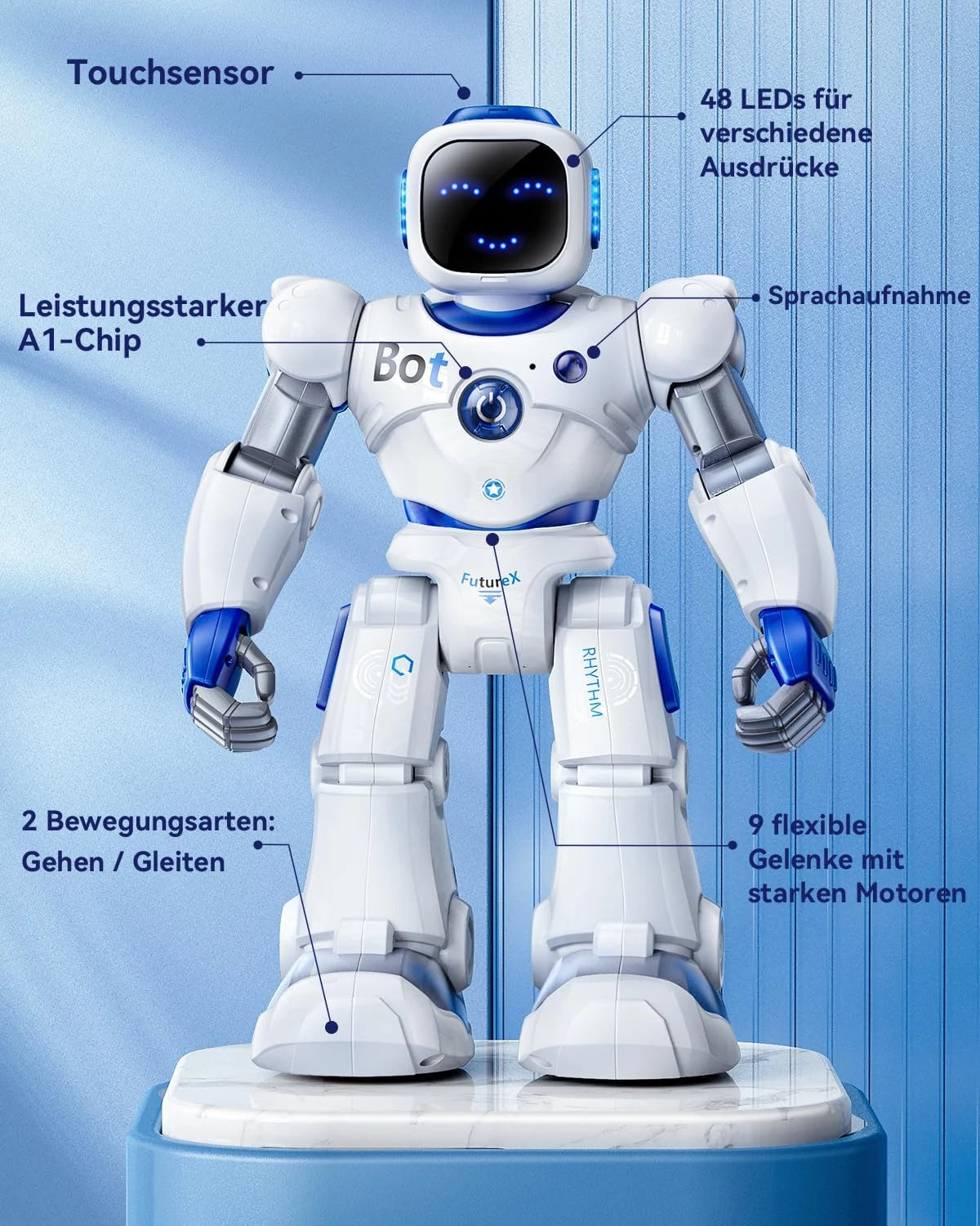 Ruko 1088 Intelligenter Roboter für Kinder
