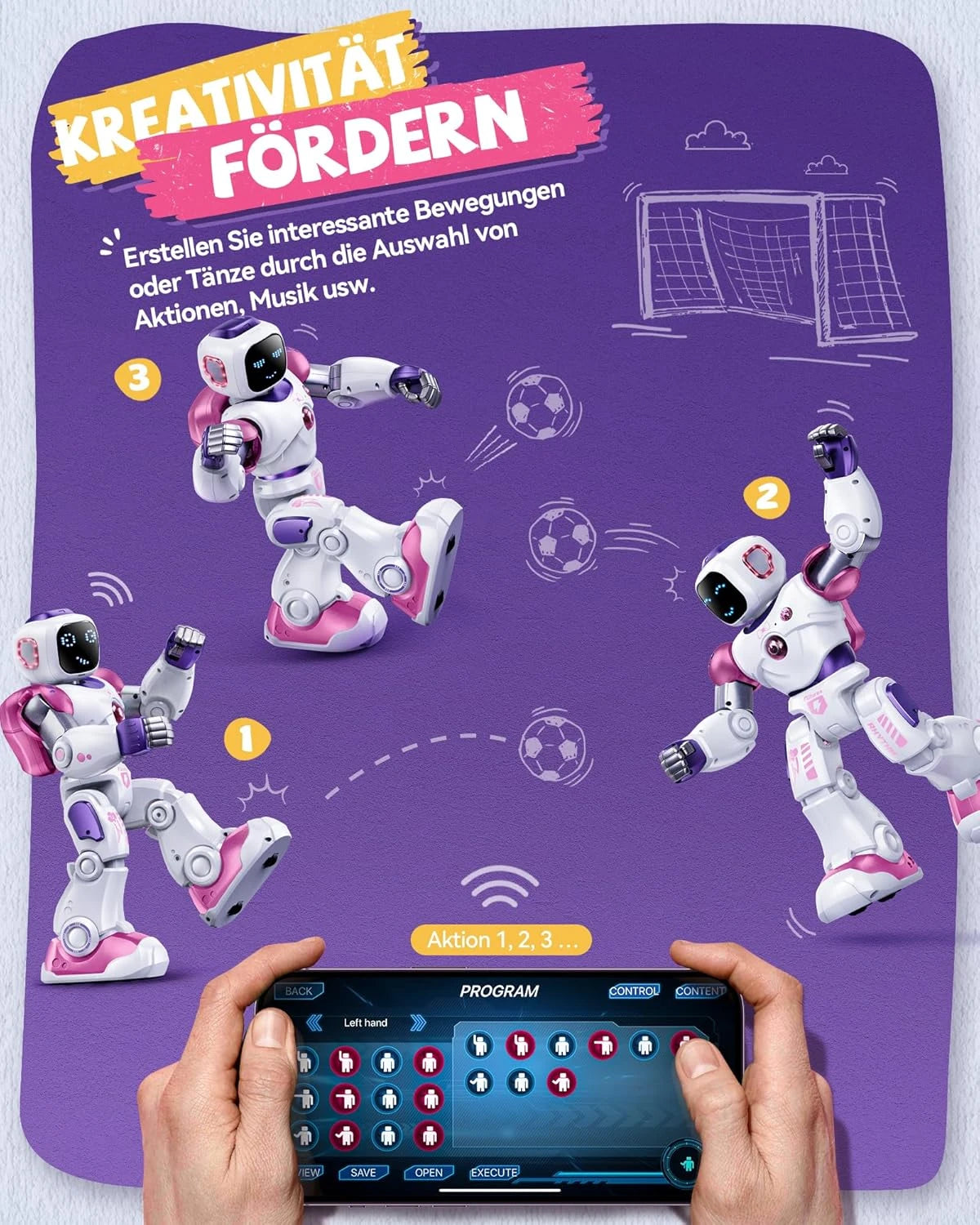 Ruko 1088 Intelligenter Roboter für Kinder