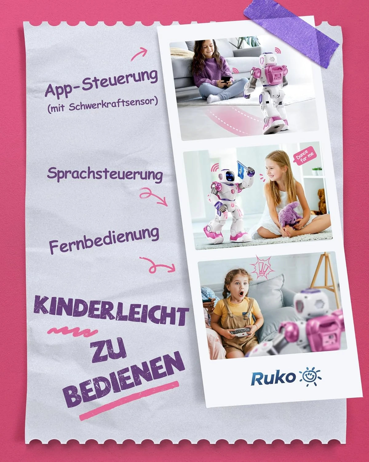 Ruko 1088 Intelligenter Roboter für Kinder