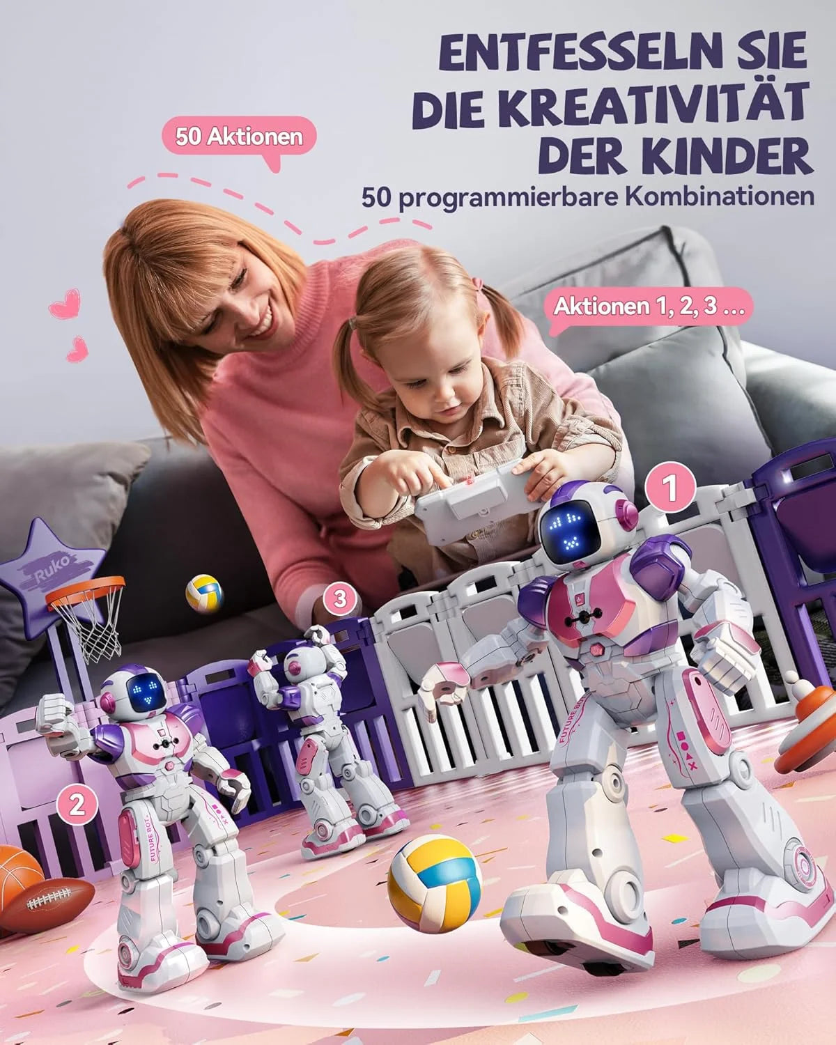 Ruko 6088 Tanzender Roboter für Kinder