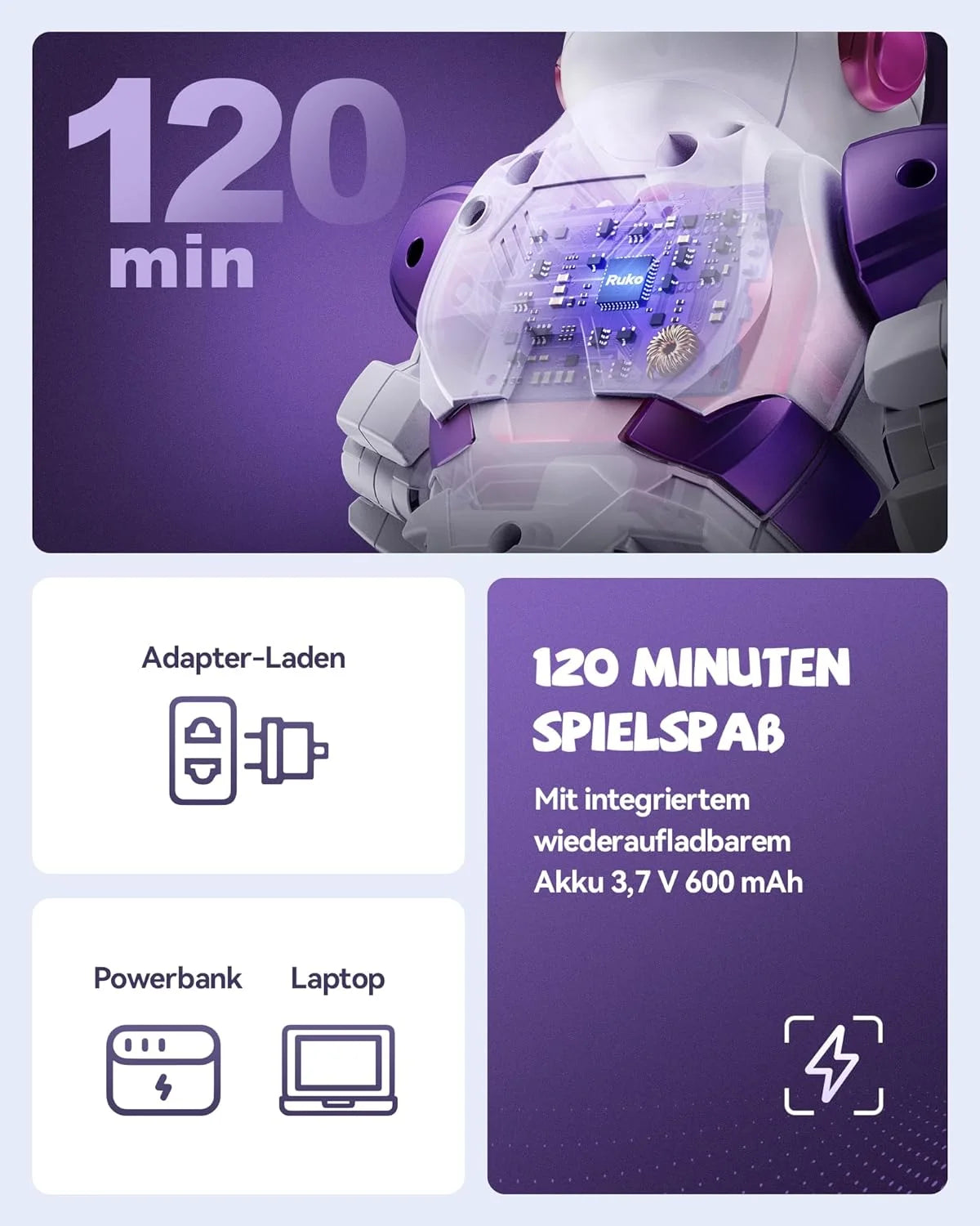 Ruko 6088 Tanzender Roboter für Kinder