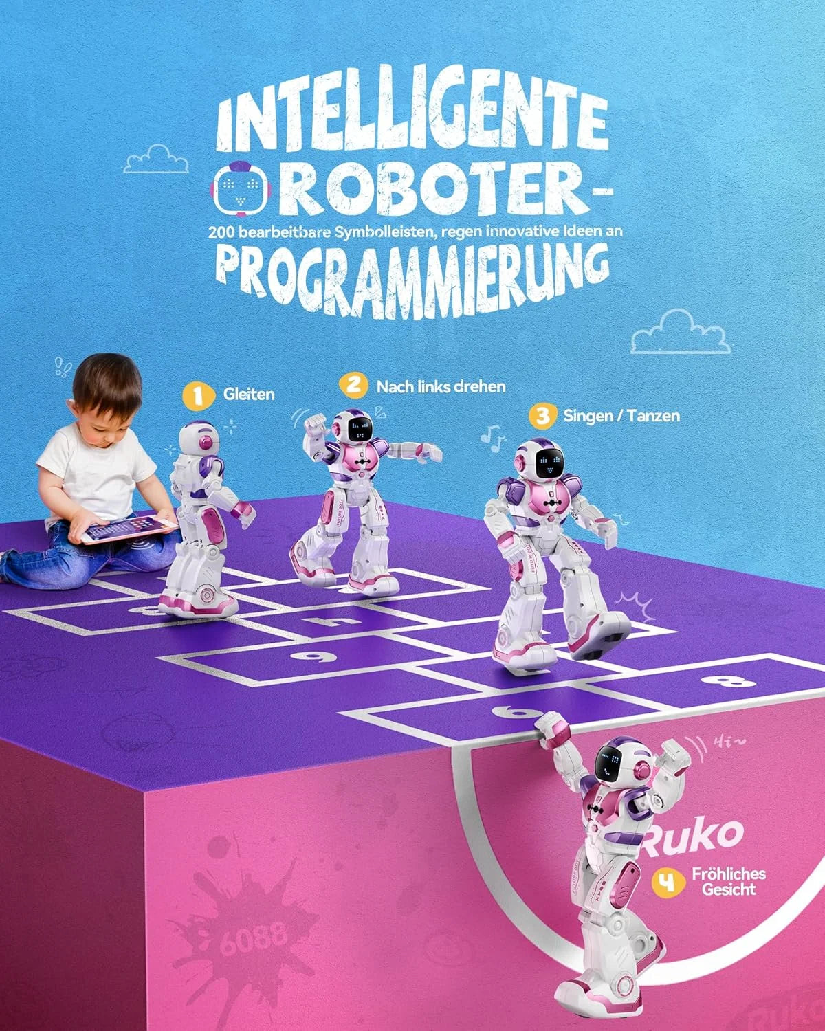 Ruko 6088 Tanzender Roboter für Kinder