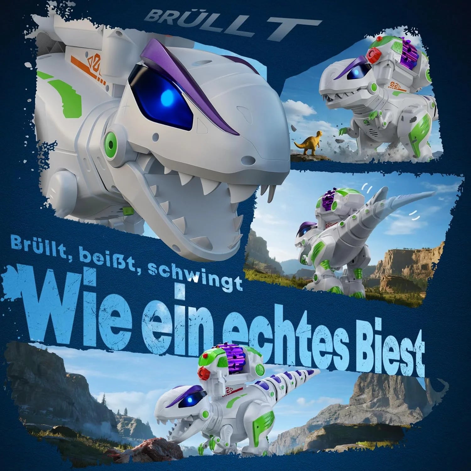 Ruko 8809 Ferngesteuerter Dinosaurier T-Rex für Kinder