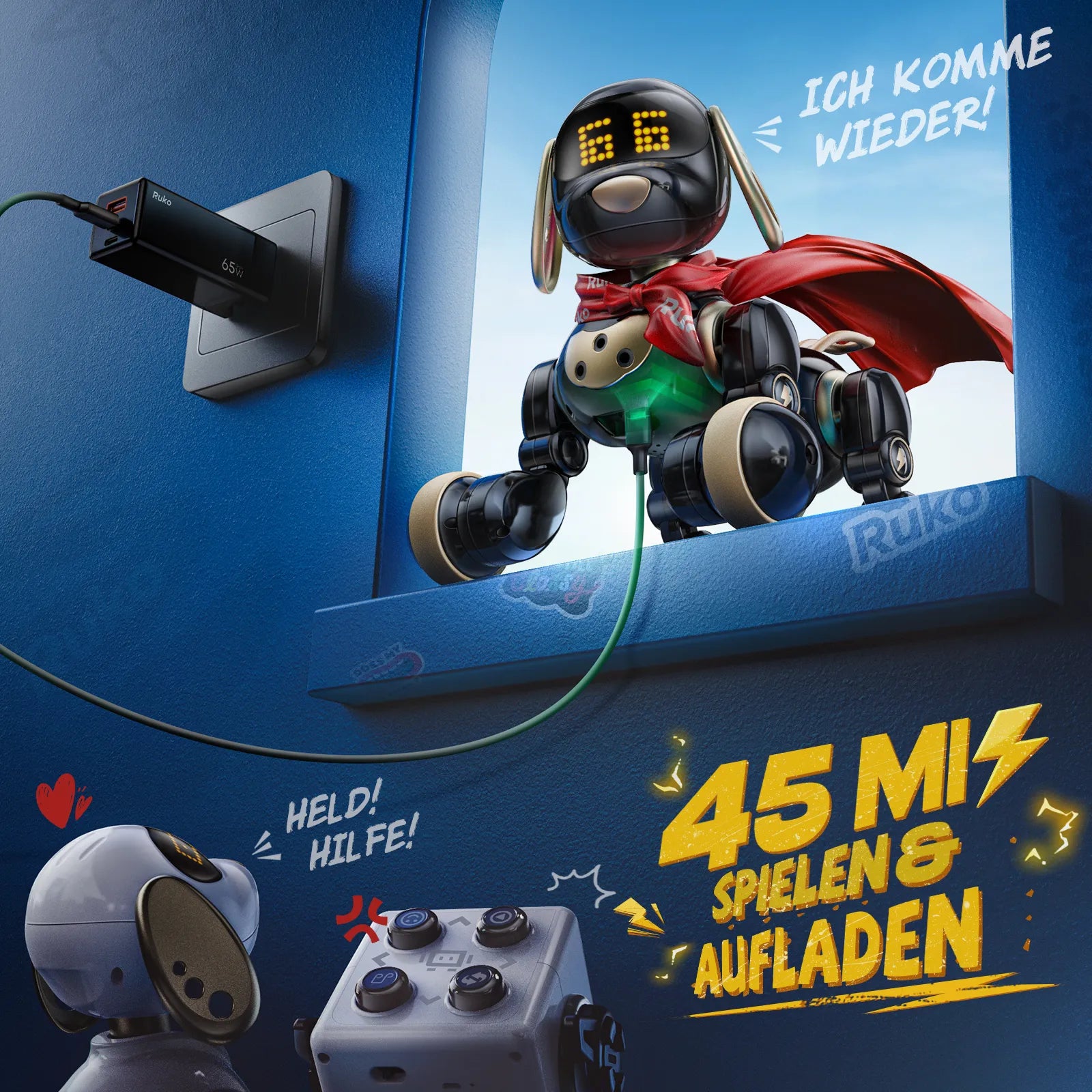 Ruko 18011 Intelligenter Roboterhund