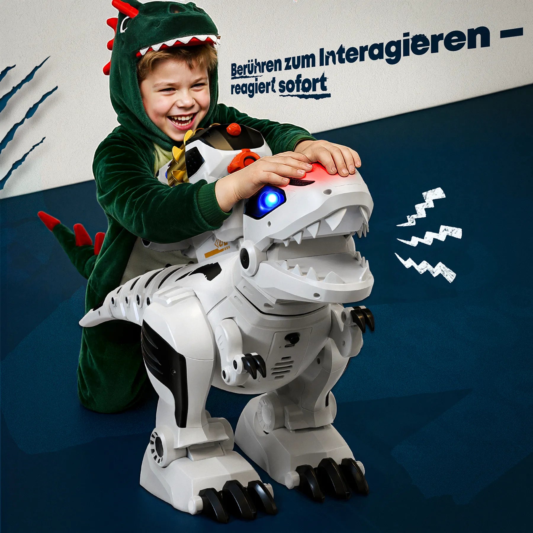 Ruko 8809 Ferngesteuerter Dinosaurier T-Rex für Kinder