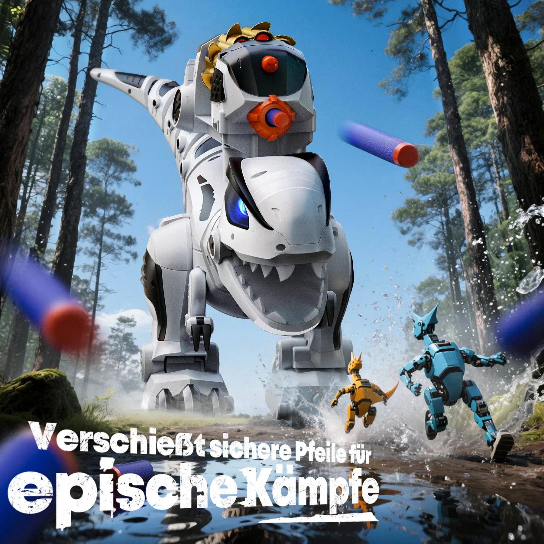 Ruko 8809 Ferngesteuerter Dinosaurier T-Rex für Kinder