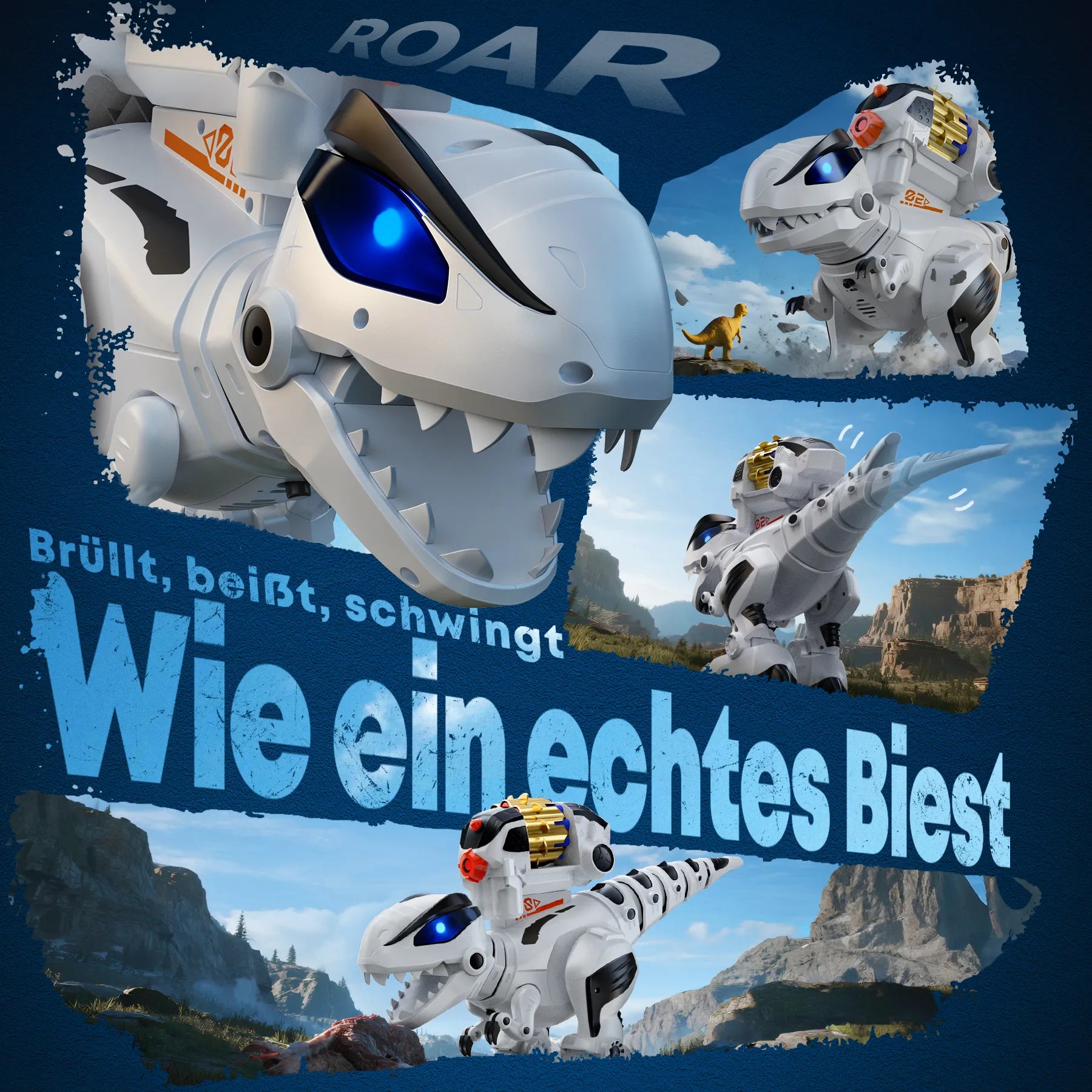 Ruko 8809 Ferngesteuerter Dinosaurier T-Rex für Kinder