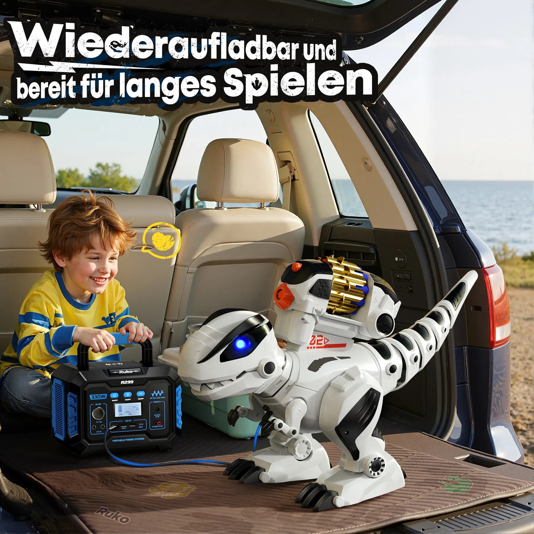 Ruko 8809 Ferngesteuerter Dinosaurier T-Rex für Kinder